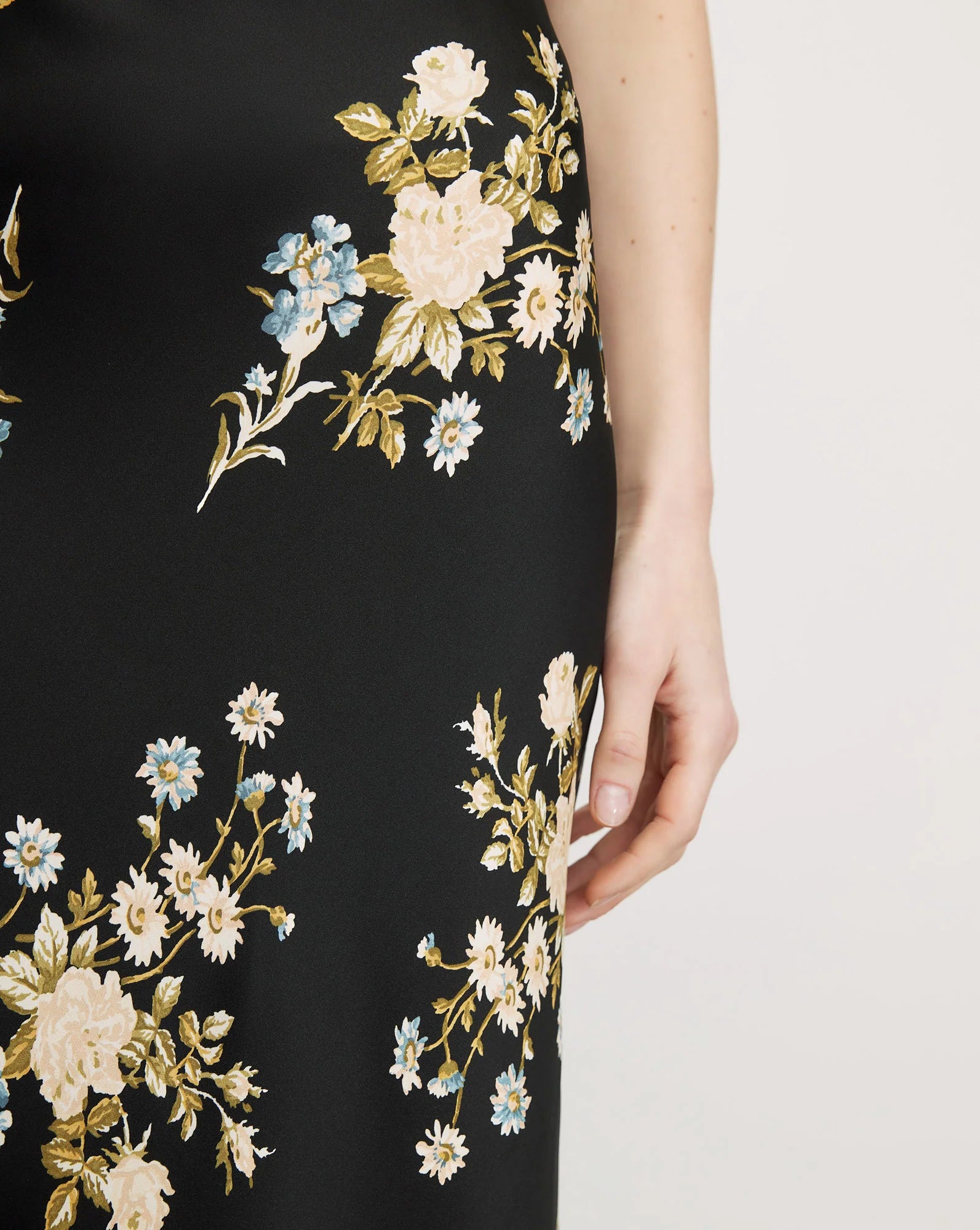 CLOVER FLORAL MIDI SKIRT