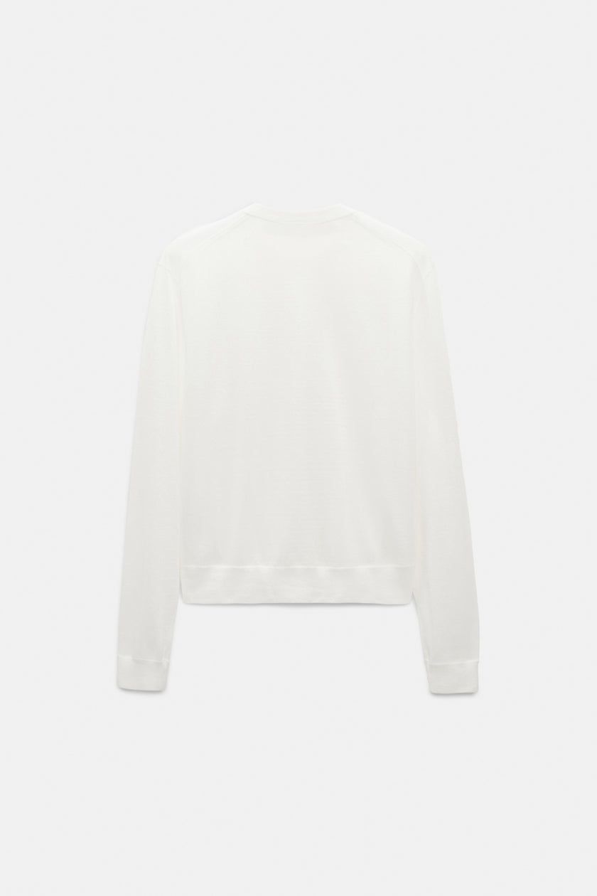 SHEER SUMMER TWINSET IN EGGSHELL