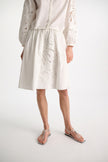EMBROIDERED BEAUTY COTTON SKIRT WITH ANGLAISE EMBROIDERY