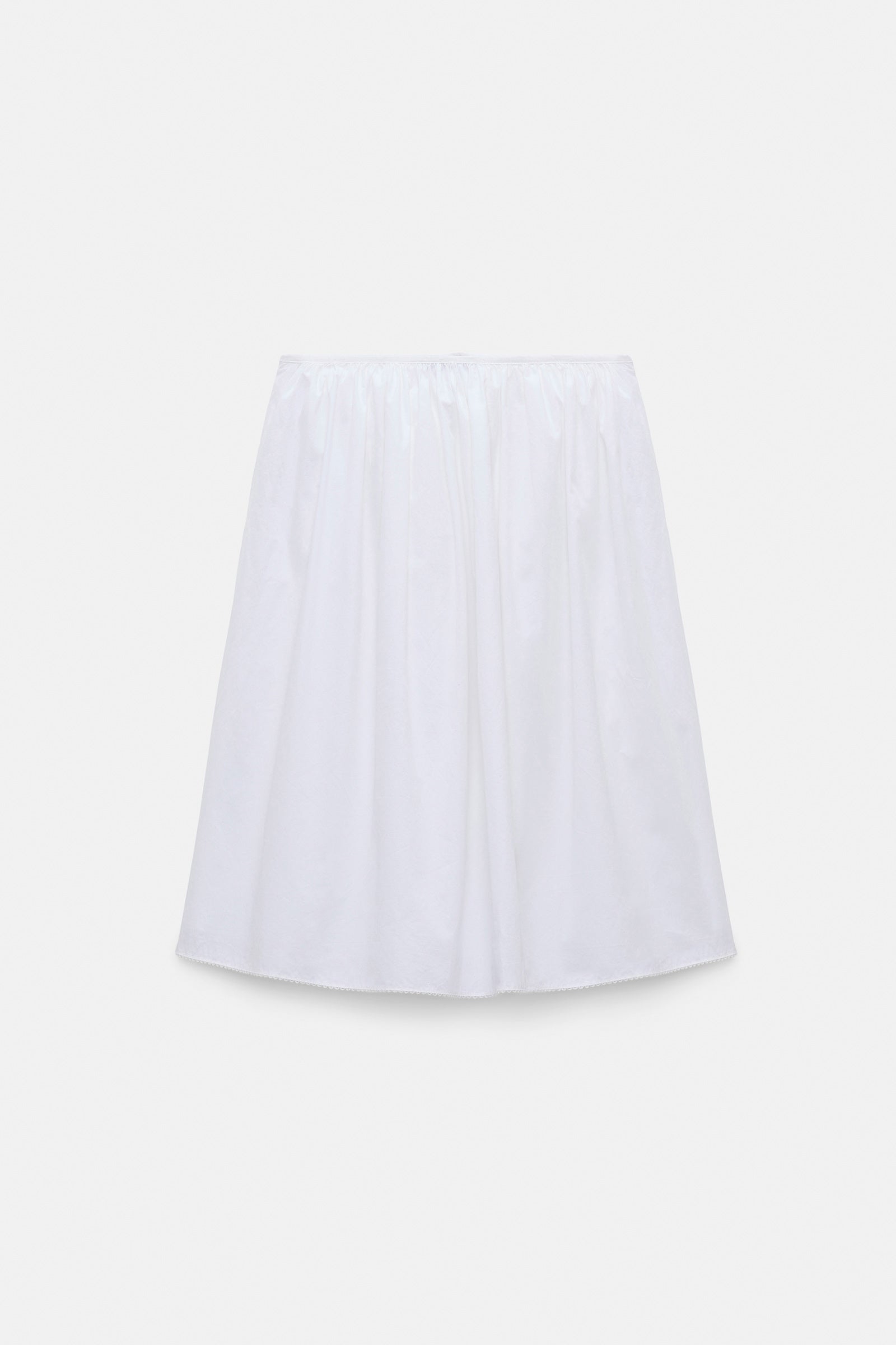 EMBROIDERED BEAUTY COTTON SKIRT WITH ANGLAISE EMBROIDERY
