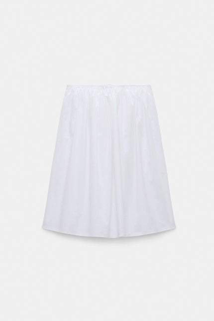 EMBROIDERED BEAUTY COTTON SKIRT WITH ANGLAISE EMBROIDERY