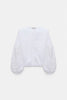 EMBROIDERED BEAUTY BLOUSE IN PURE WHITE