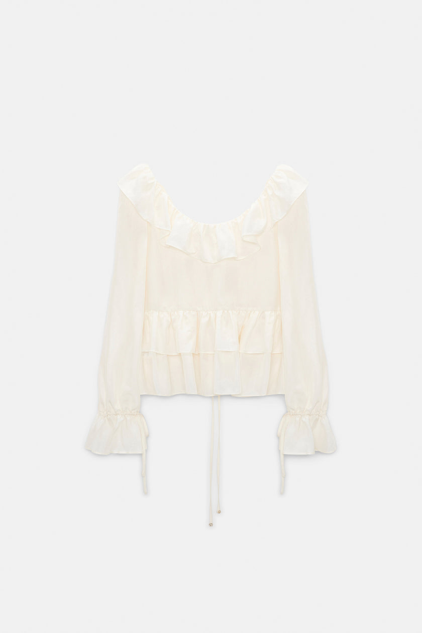 PLAYFUL VOLUMES BLOUSE