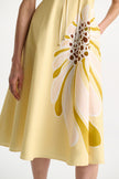 FLORAL POWER DRESS IN DREAM FLOWER YELLOW