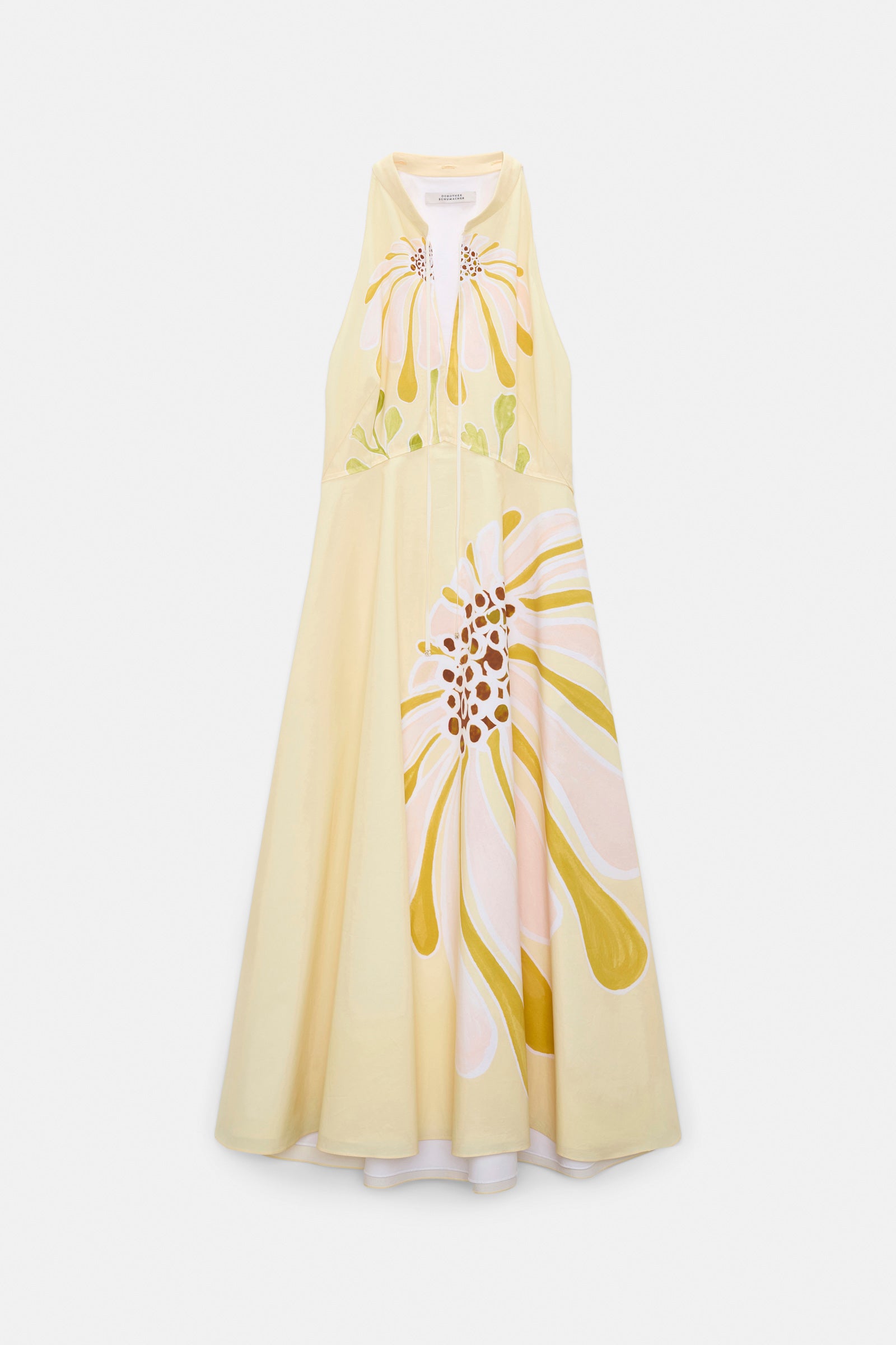 FLORAL POWER DRESS IN DREAM FLOWER YELLOW