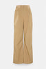 POPLIN POWER PLEATED PANTS IN GARMENT WASHED COTTON POPLIN