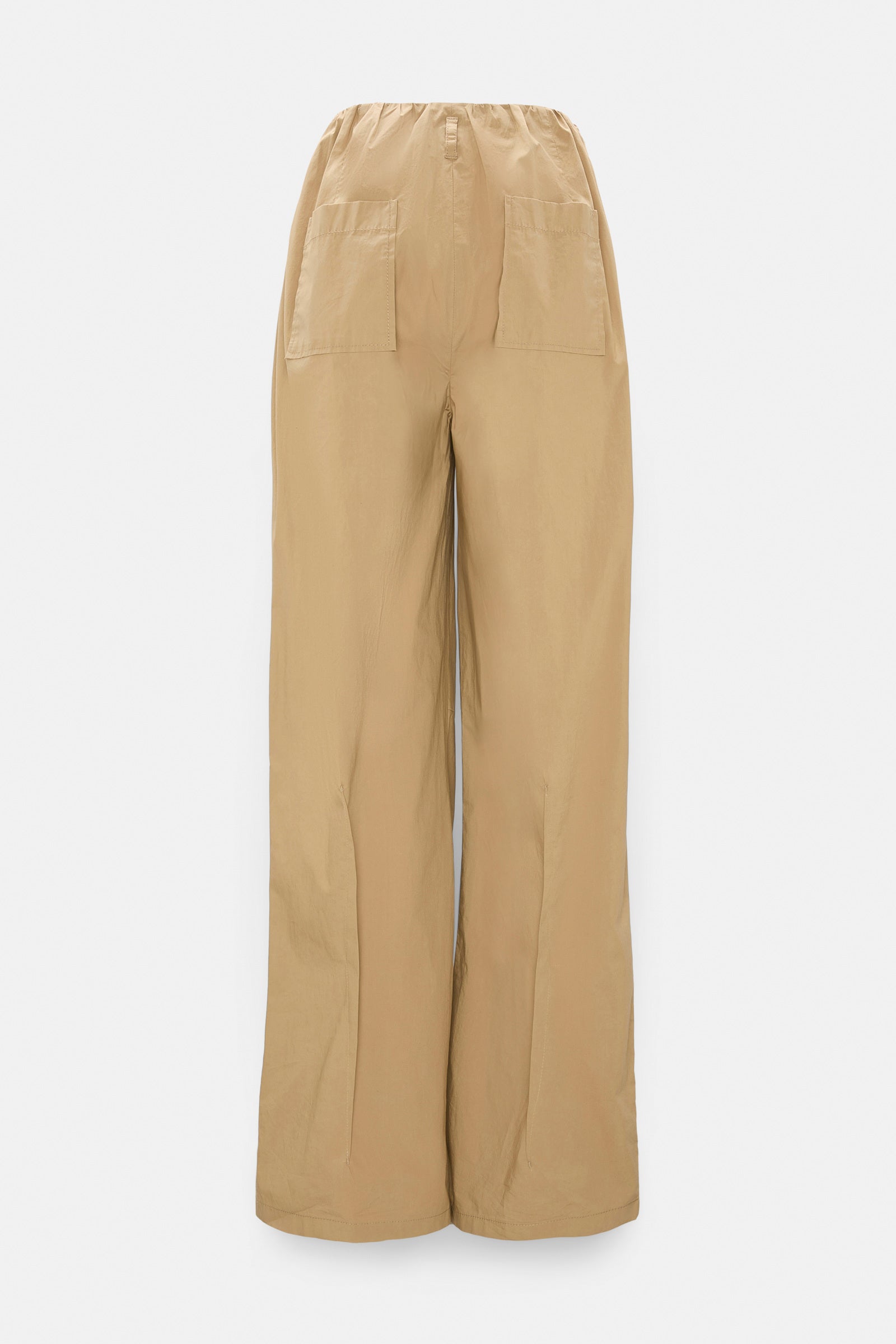 POPLIN POWER PLEATED PANTS IN GARMENT WASHED COTTON POPLIN
