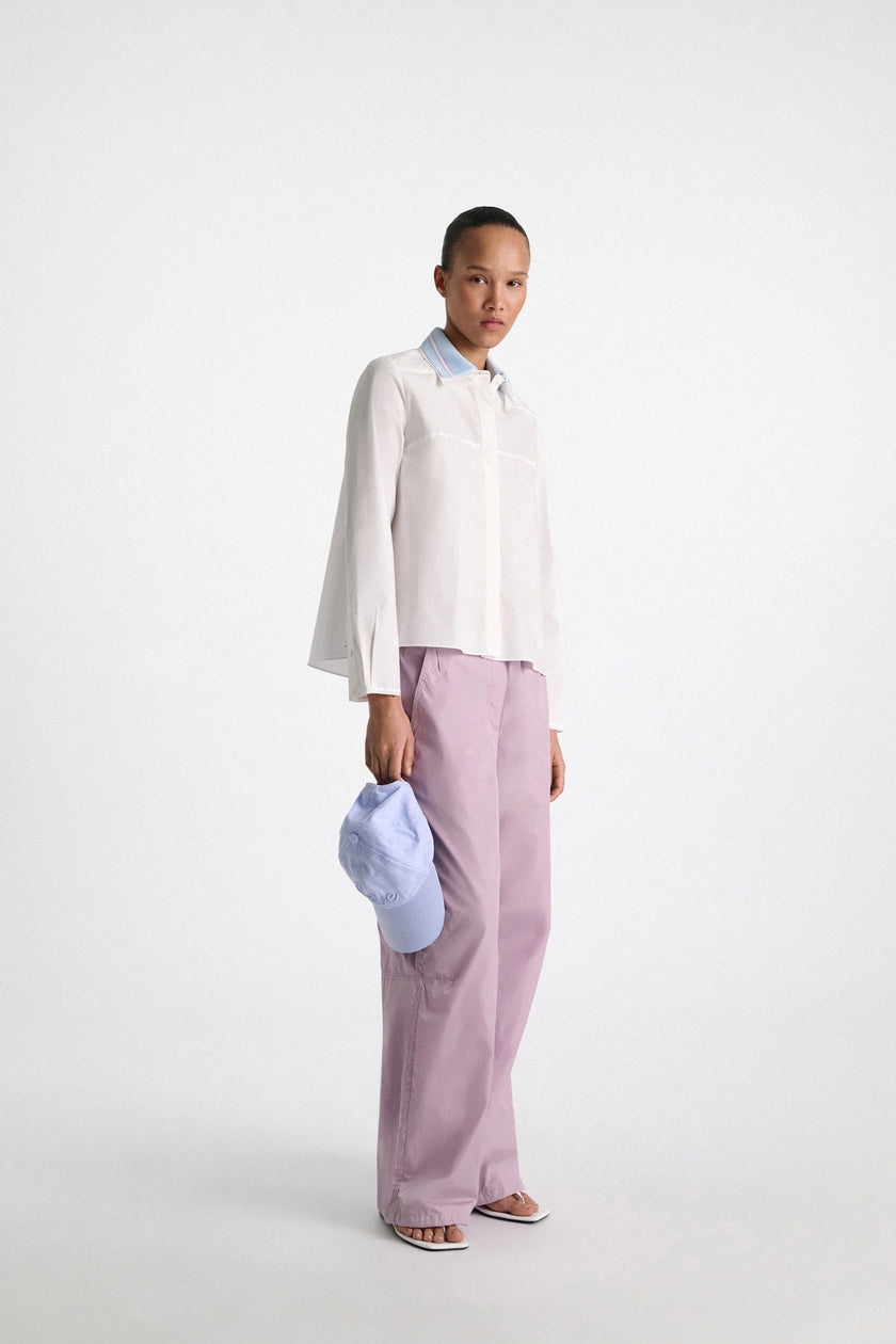 POPLINE POWER BLOUSE