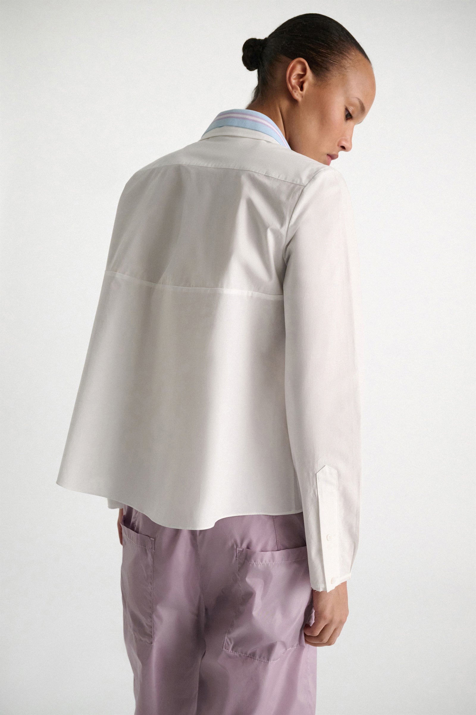 POPLINE POWER BLOUSE