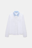 POPLINE POWER BLOUSE