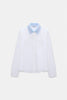 POPLINE POWER BLOUSE