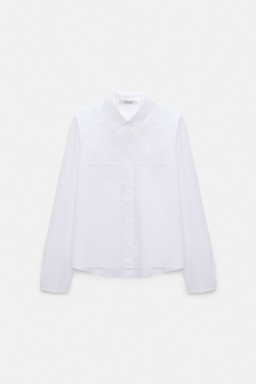 POPLINE POWER BLOUSE