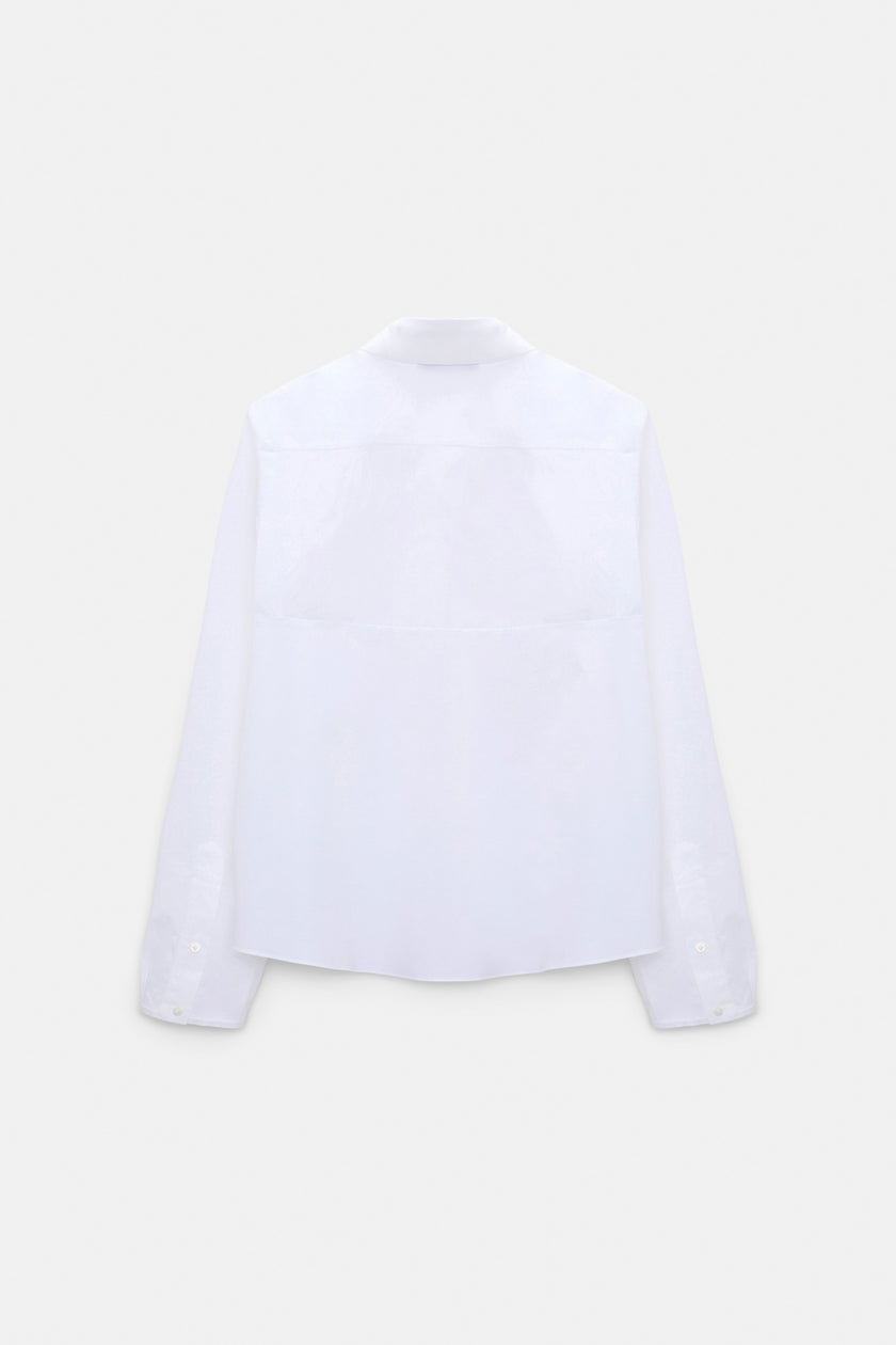 POPLINE POWER BLOUSE