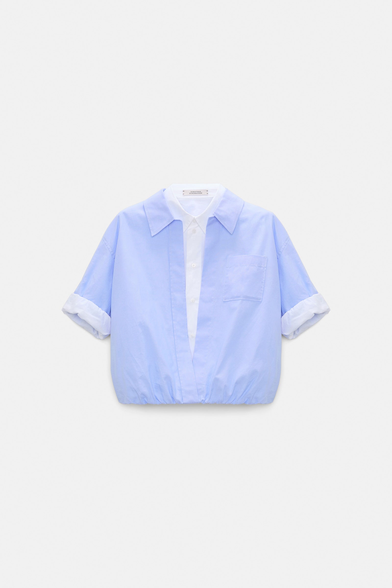 POWERFUL EASE BLOUSE IN OXFORD BLOUSE