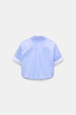 POWERFUL EASE BLOUSE IN OXFORD BLOUSE