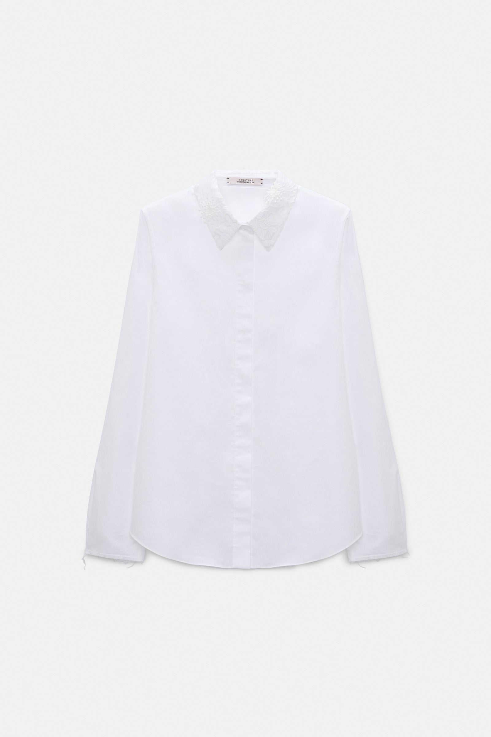 POWERFUL EASE BLOUSE IN PURE WHITE