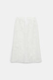 SHEER MEADOW EMBROIDERED ORGANZA SKIRT