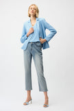 BOUCLE FITTED BLAZER WITH NOTCHED COLLAR