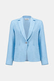 BOUCLE FITTED BLAZER WITH NOTCHED COLLAR