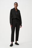 SCUBA JERSEY PULL ON JOGGER PANTS WITH DRAWSTRING WAIST
