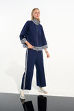 SCUBA JERSEY JACKET WITH FUNNEL COLLAR