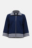 SCUBA JERSEY JACKET WITH FUNNEL COLLAR