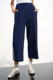 SCUBA JERSEY PULL ON CULOTTE PANTS