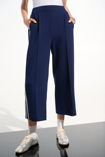 SCUBA JERSEY PULL ON CULOTTE PANTS