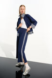 SCUBA JERSEY PULL ON CULOTTE PANTS