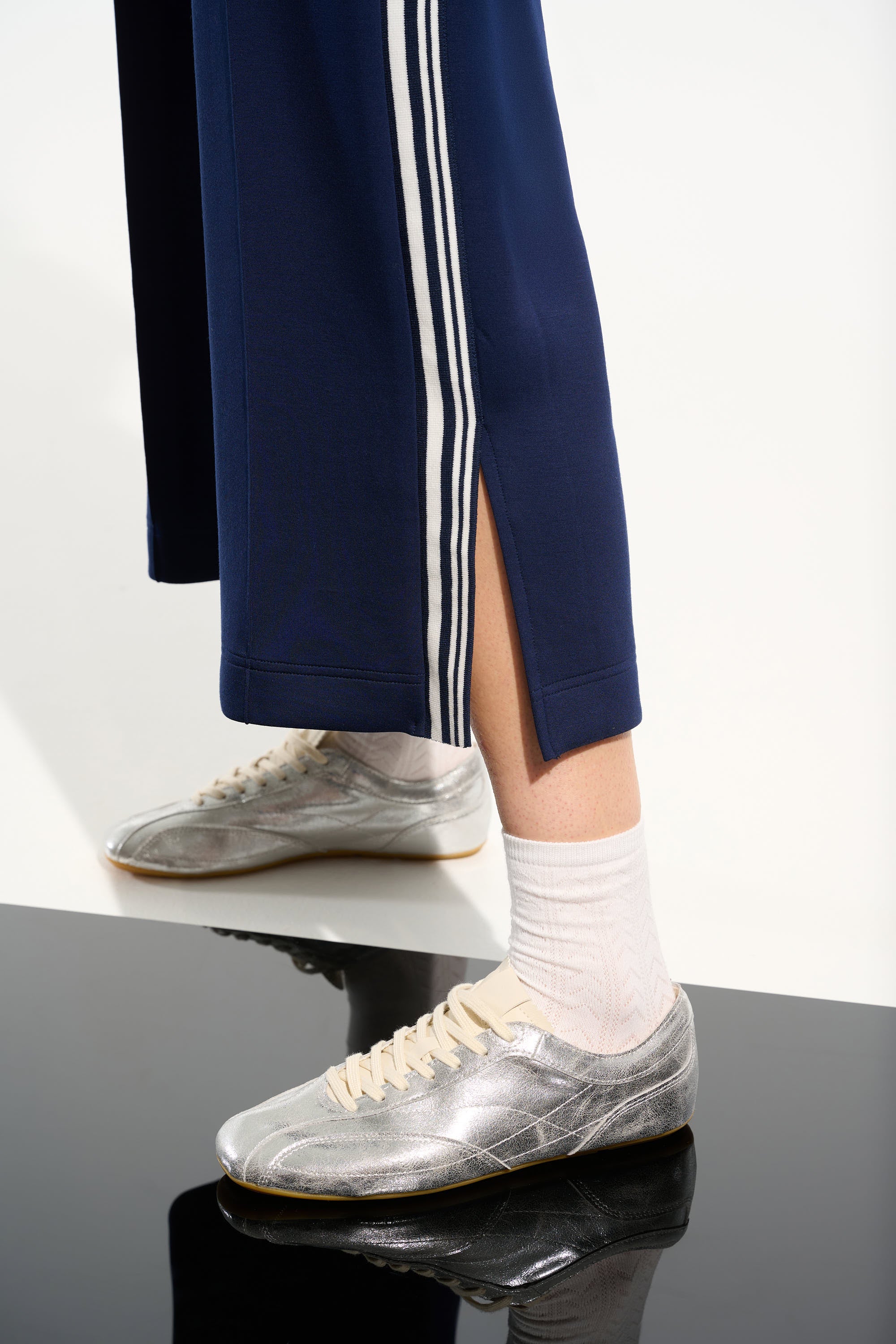 SCUBA JERSEY PULL ON CULOTTE PANTS