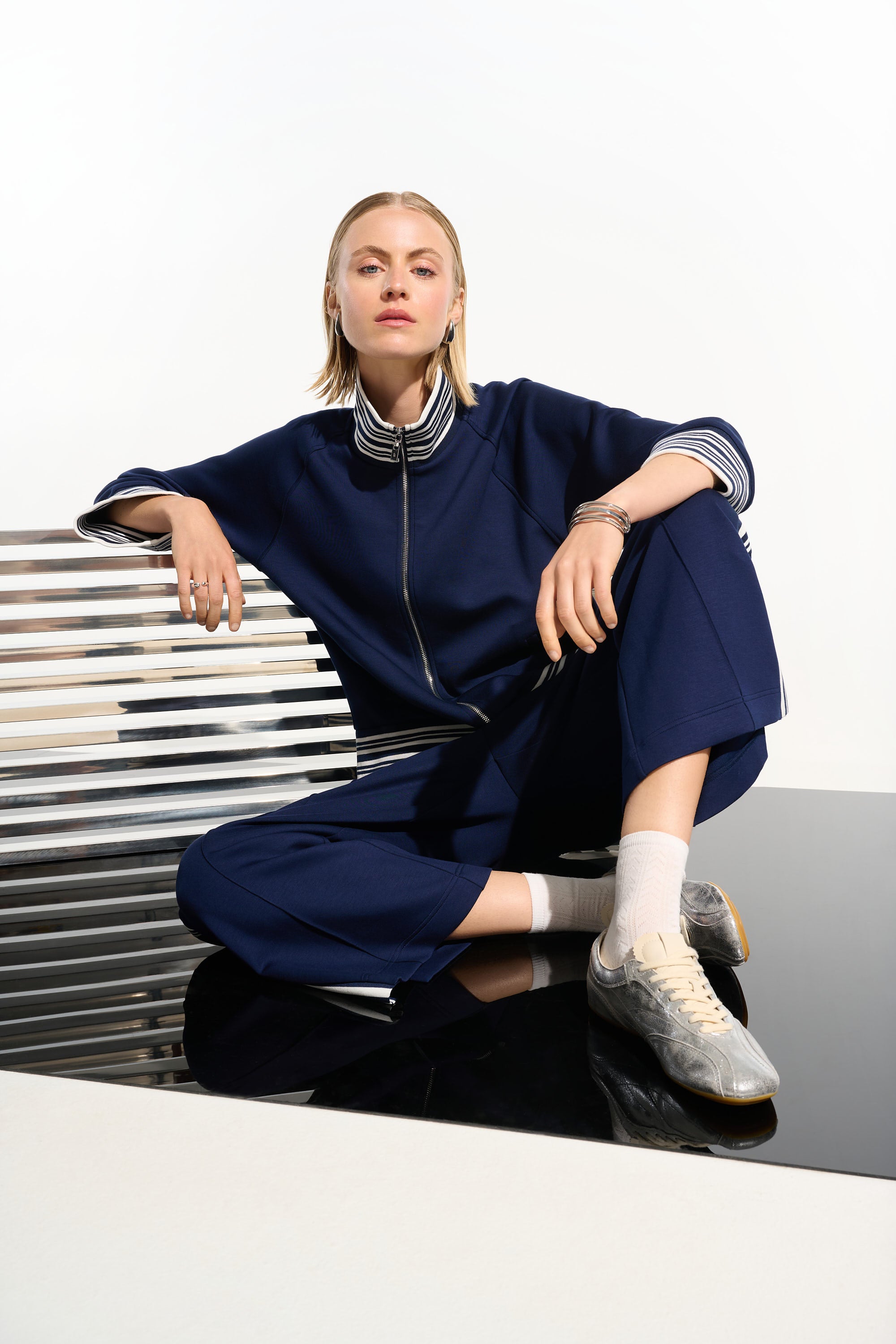 SCUBA JERSEY PULL ON CULOTTE PANTS