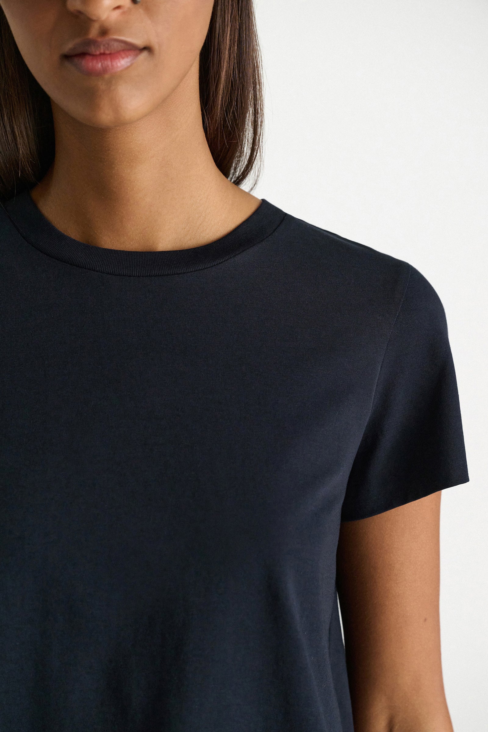 FLARED TSHIRT IN NAVY