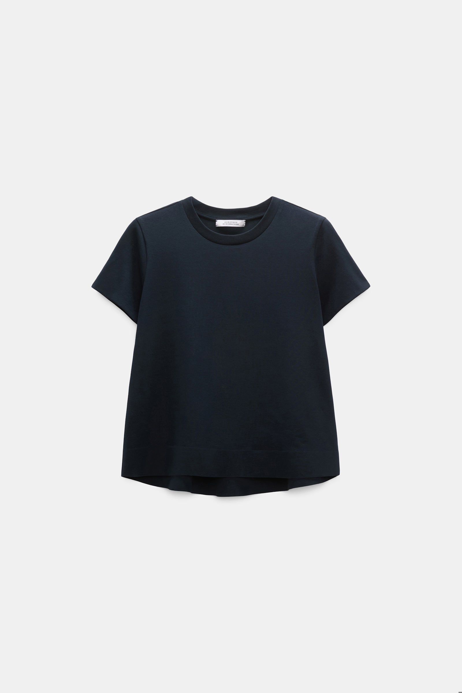 FLARED TSHIRT IN NAVY