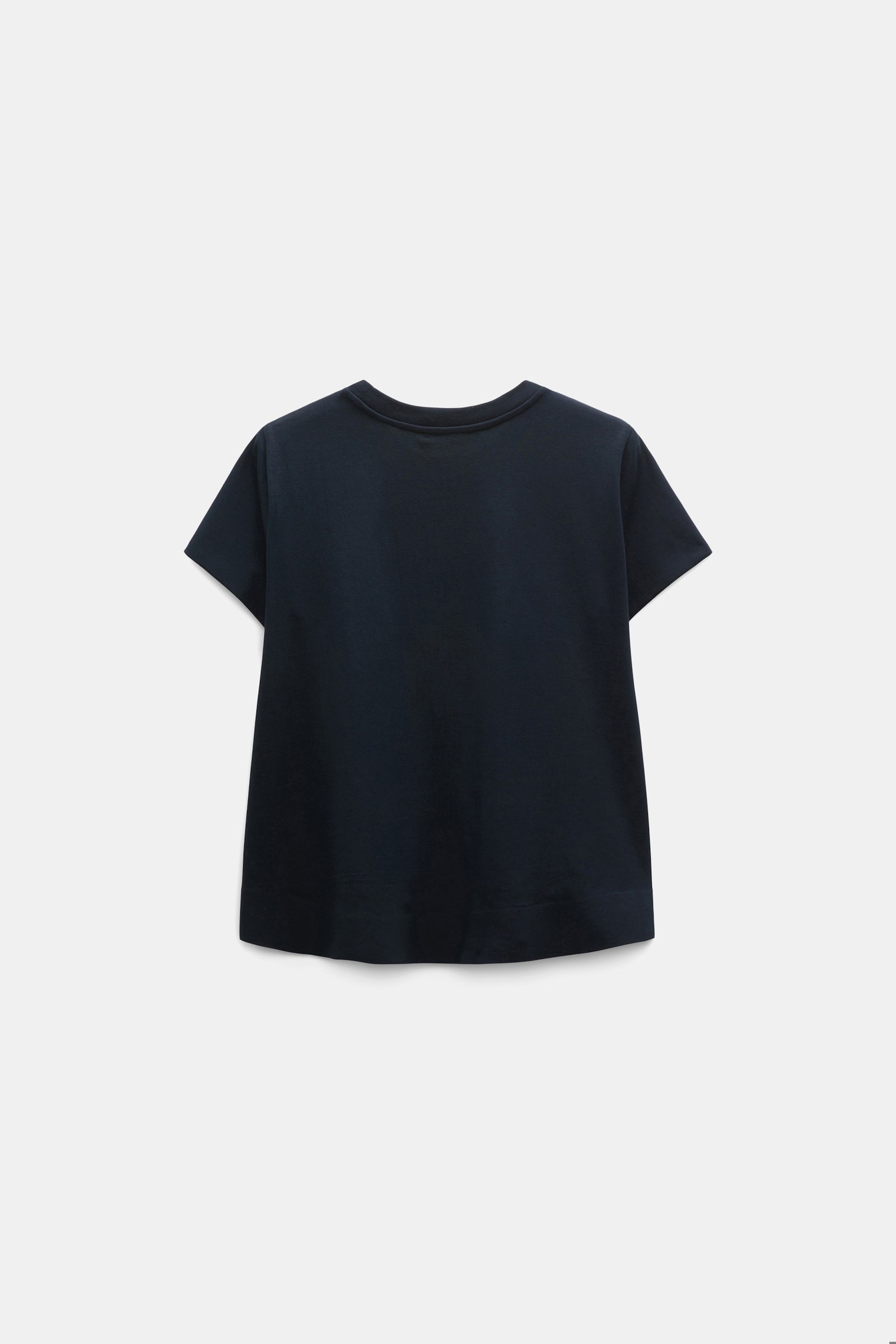 FLARED TSHIRT IN NAVY