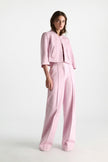 EMOTIONAL ESSENCE BELTED PANTS IN PUNTO MILANO