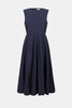 WOVEN PARACHUTE ALINE DRESS WITH BUBBLE SKIRT
