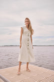 MELANGE MILLENNIUM FIT AND FLARE DRESS