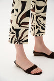 MILLENIUM TROPICAL PRINT FLARED PULL ON PANTS
