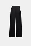 STRETCH WOVEN PULL ON WIDE LEG PANTS