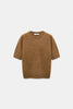 FLUFFY STATEMENTS MERINO CASHMERE HALF SLEEVE PULLOVER