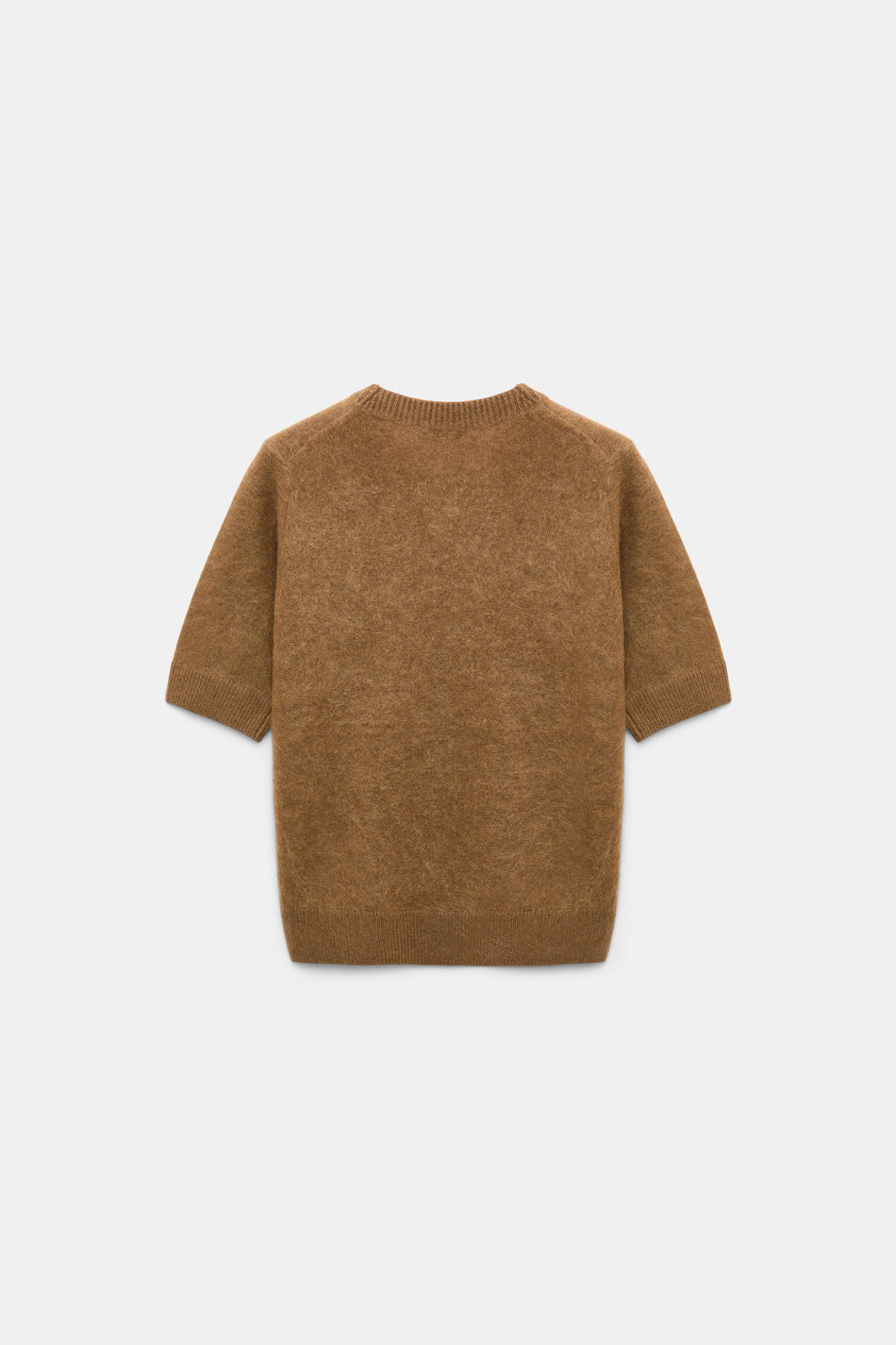 FLUFFY STATEMENTS MERINO CASHMERE HALF SLEEVE PULLOVER