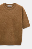 FLUFFY STATEMENTS MERINO CASHMERE HALF SLEEVE PULLOVER