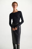 PURE SLEEKNESS SHIRT WITH LACE DETAILS