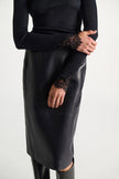 PURE SLEEKNESS SHIRT WITH LACE DETAILS