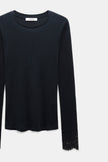PURE SLEEKNESS SHIRT WITH LACE DETAILS