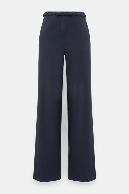 LIGHT LAYER WIDE LEG VIRGIN WOOL PANTS