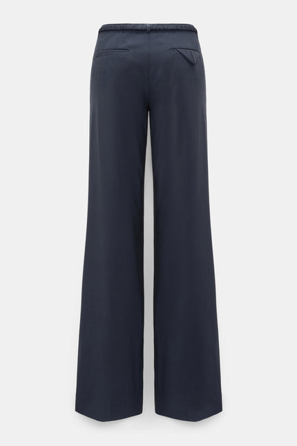 LIGHT LAYER WIDE LEG VIRGIN WOOL PANTS