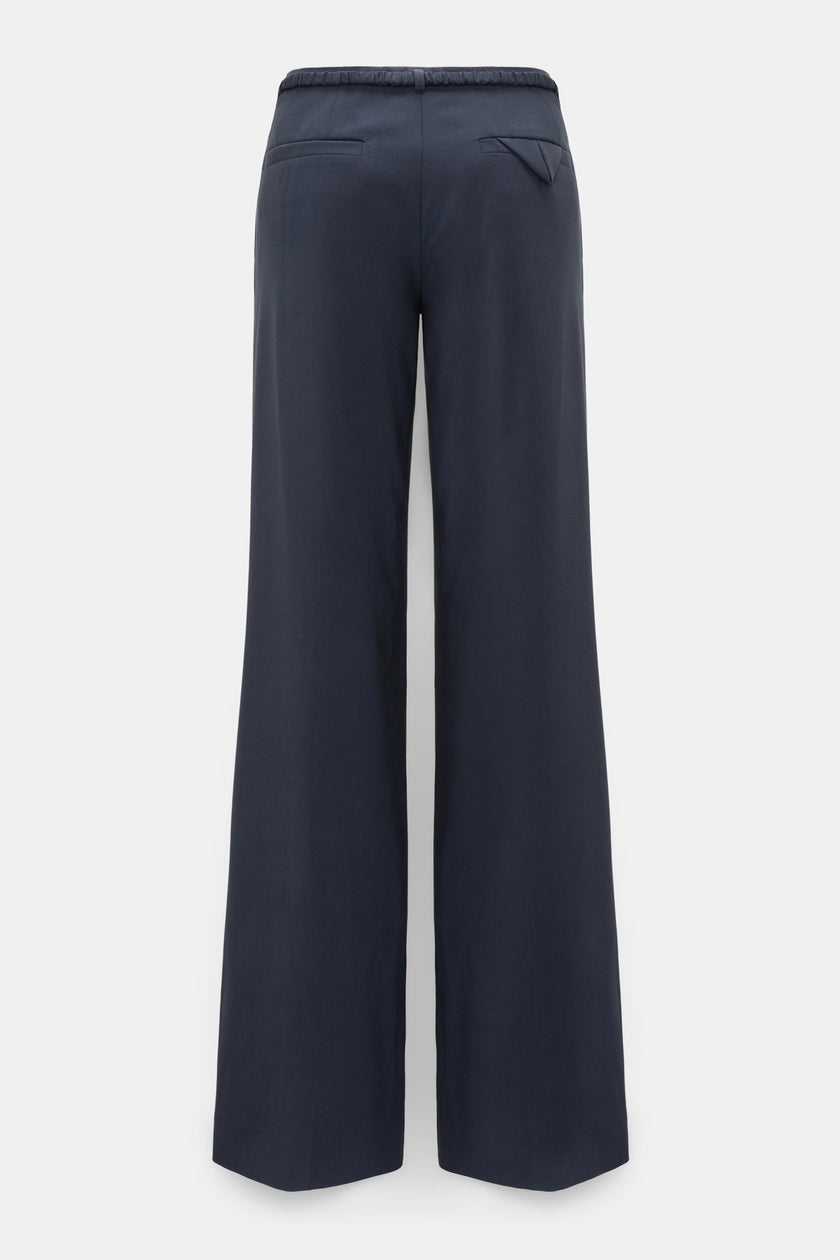 LIGHT LAYER WIDE LEG VIRGIN WOOL PANTS