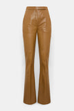 SLEEK STATEMENT FULL LENGTH LEATHER FLARES PANT