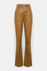 SLEEK STATEMENT FULL LENGTH LEATHER FLARES PANT